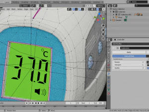 thermometer infrared non-contact for measurement 3D Model