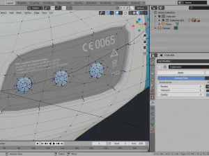 thermometer infrared non-contact for measurement 3D Model
