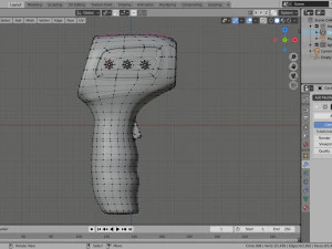 thermometer infrared non-contact for measurement 3D Model