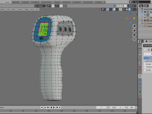 thermometer infrared non-contact for measurement Modelo 3D