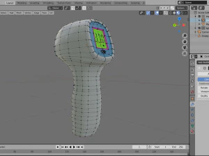 thermometer infrared non-contact for measurement 3D Model