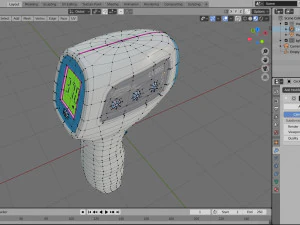 thermometer infrared non-contact for measurement 3D Model