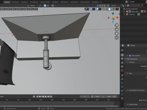 bathroom sink blue 3D Model