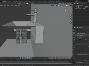 bathroom sink blue 3D Model