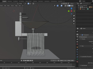 bathroom sink blue 3D Model