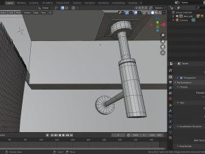 bathroom sink blue 3D Model