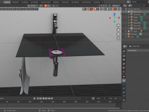 sink bathroom black 3D Model