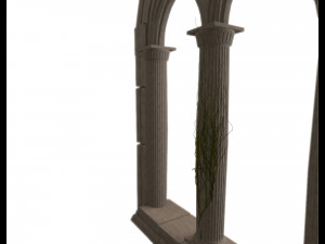 medieval mullioned window 3D 模型