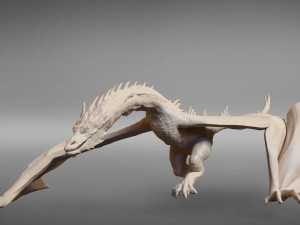 smaug 3 poses 3D-Druckmodell