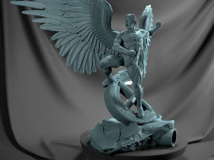 anioł x -mężczyźni umyli się Model do druku 3D