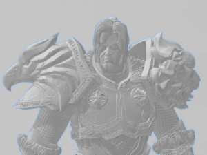 warrior varian whit dragon skull 3D Print Model
