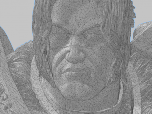 warrior varian whit dragon skull 3D Принт Модель