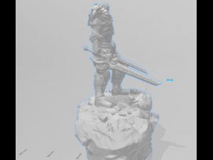 warrior varian whit dragon skull 3D Принт Модель