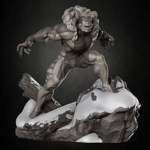 sabertooth 3D-Druckmodell .c4d .max .obj .3ds .fbx .stl .blend 