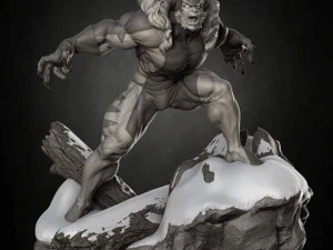 剑齿虎 3D 打印模型