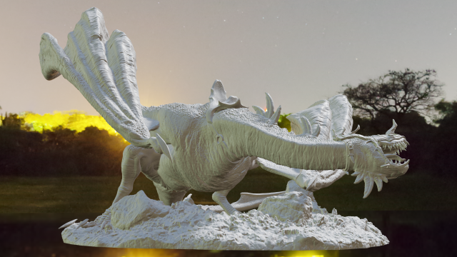 nazgul draco 3D-Druckmodell .c4d .max .obj .3ds .fbx .stl .blend 