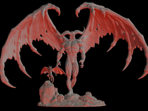 diorama demon and imp 3D Принт Модель
