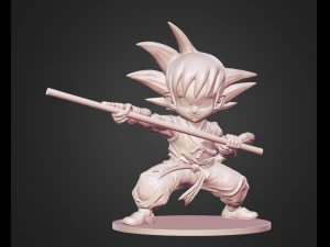 son goku 3D Model