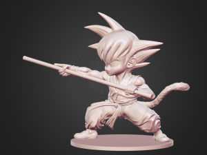 son goku 3D-Modell