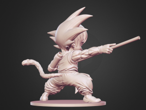 son goku 3D-Modell