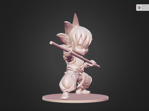 son goku 3D-Modell