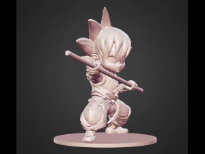 son goku 3D Model