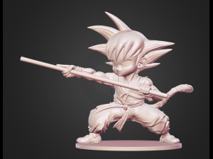 son goku 3D-Modell