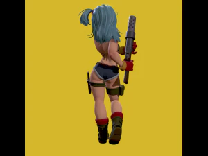 bulma-dragon ball z 3D Model