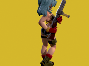 bulma-dragon ball z 3D 模型