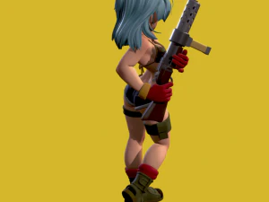 bulma-dragon ball z 3D Model