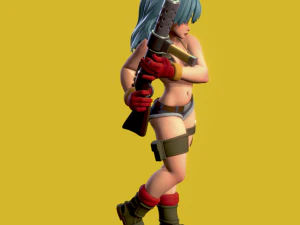 bulma-dragon ball z 3D Model