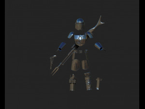 the mandalorian - full armor and Modelo 3D