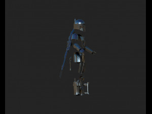 the mandalorian - full armor and Model 3D