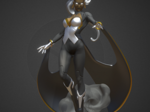storm statue 3Dモデル