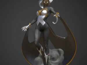 statue de temp&ecirc;te Modèle 3D