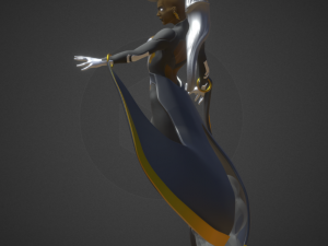 storm statue 3D-Modell