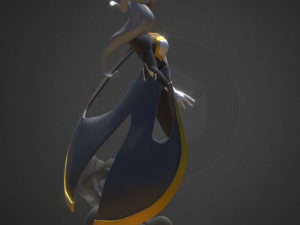 storm statue 3D-Modell