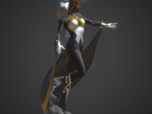storm statue 3D-Modell