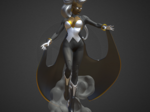 storm statue 3D-Modell