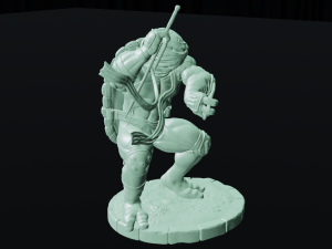 model ninja turtle raphael Modelo de Impressão 3D