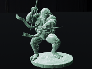model ninja turtle raphael Modelo de Impressão 3D