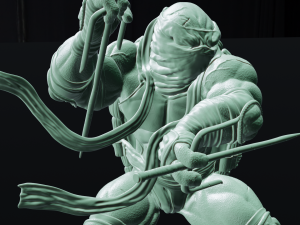 model ninja turtle raphael Modelo de Impressão 3D