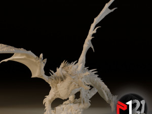 DRAGON TIAMAT ONE HEAD 3D Print Model