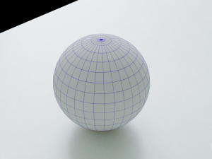 low poly rigged beach ball 3D 모델