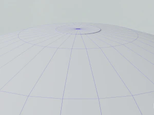 low poly rigged beach ball 3D Model