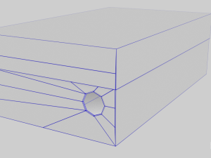 low poly cardboard shoe box Modelo 3D