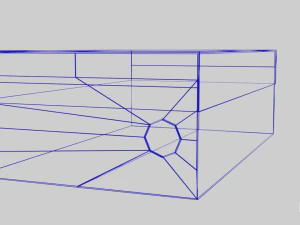 low poly cardboard shoe box 3D Model