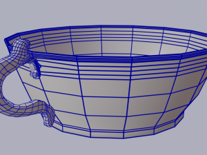 copper bowl low-high-poly Modelo 3D
