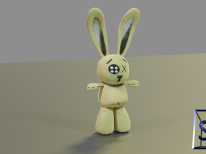 bunny toy 3D 모델