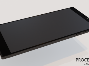realistic mobile phone 3D Modell